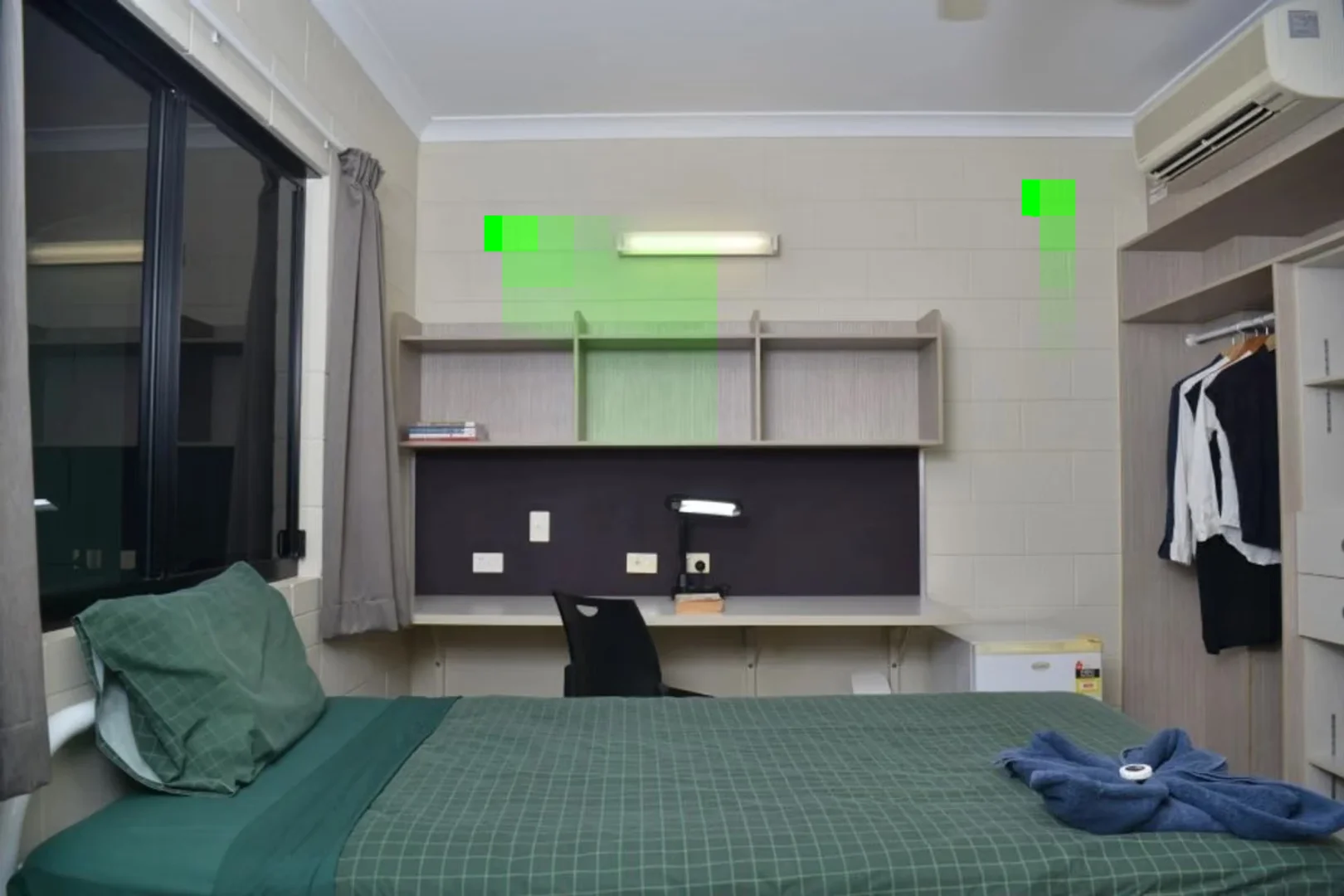 Habitación estudiantil amplia y cómoda en 