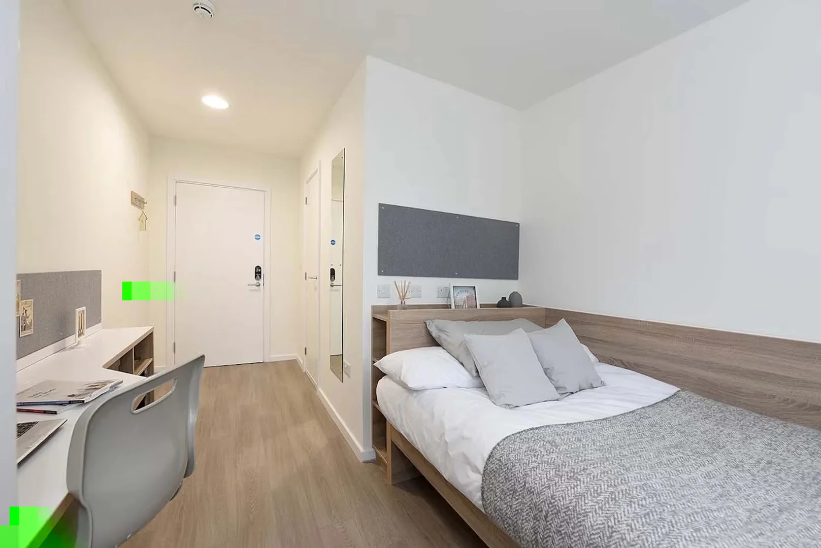 'de öğrenci dairesinde, tamamen mobilyalı kiralık oda
