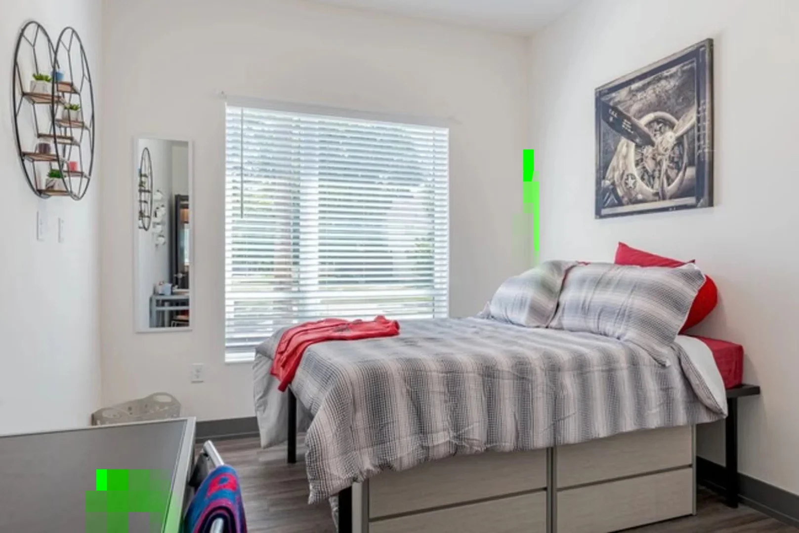 Habitación en apartamento estudiantil en alquiler en , completamente amueblado