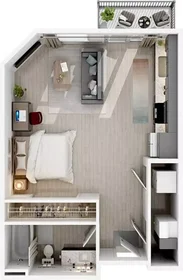 Monolocale in Alberta Street, immagine 1 di 10