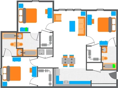 Privatzimmer in der South Grand Avenue, bild 1 von 10