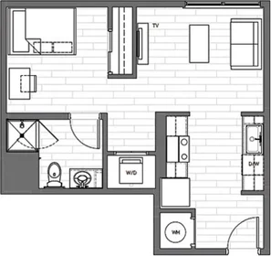Studio à North Dunn Street, image 2 de 25
