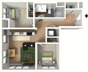 Habitación privada en East Grand River Avenue, imagen 2 de 49