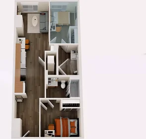 Quarto privado em Nueces Street, imagem 1 de 10