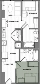 Quarto privado em Nueces Street, imagem 1 de 10