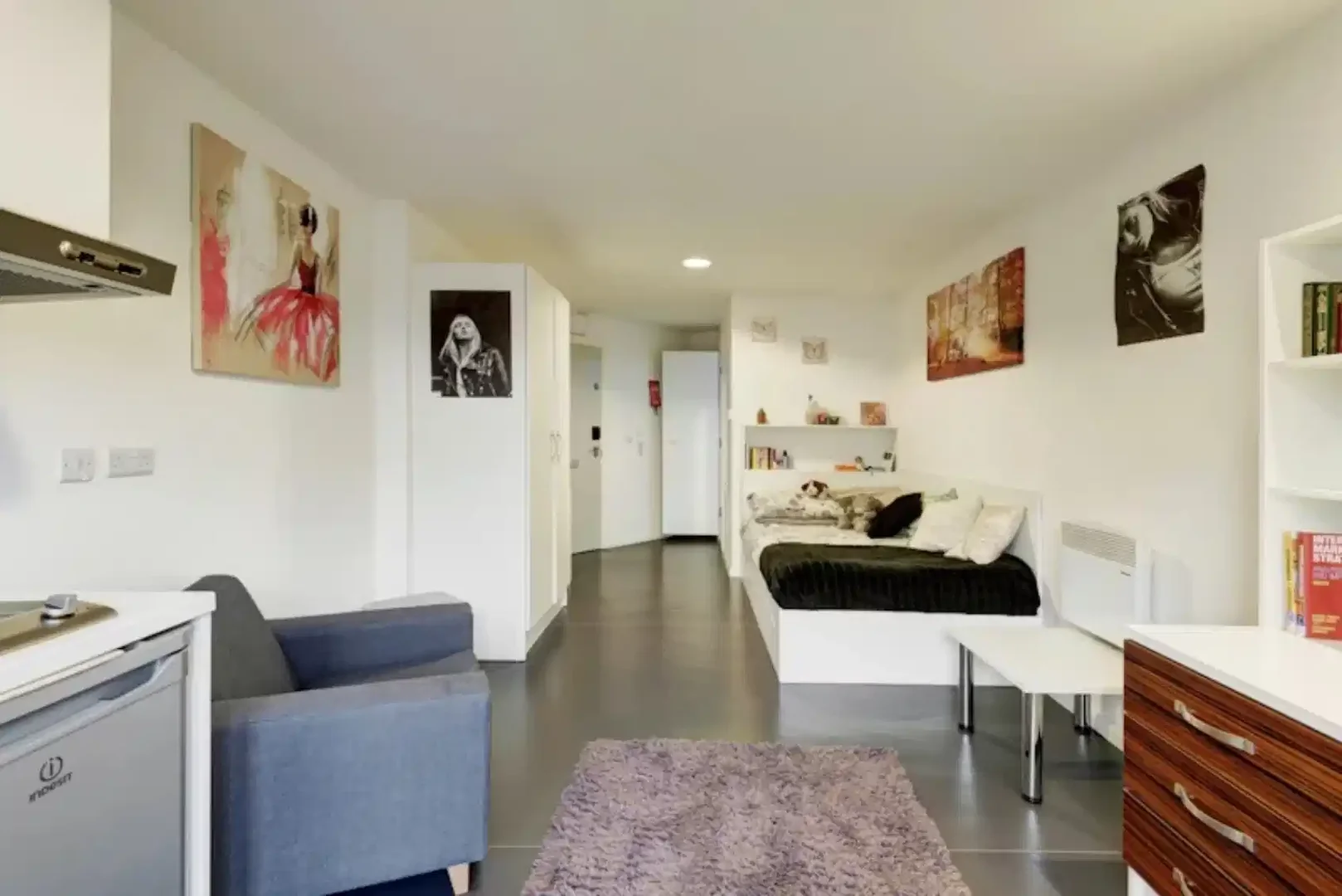 Minimalistisches Studentenstudio in  mit effizientem Grundriss