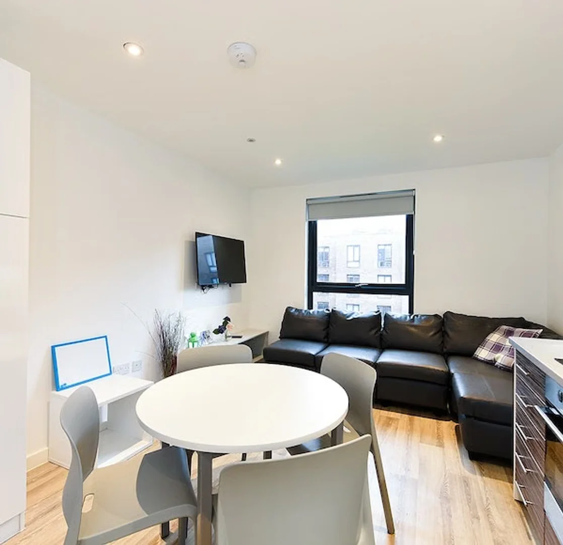 Habitación estudiantil amplia y cómoda en 