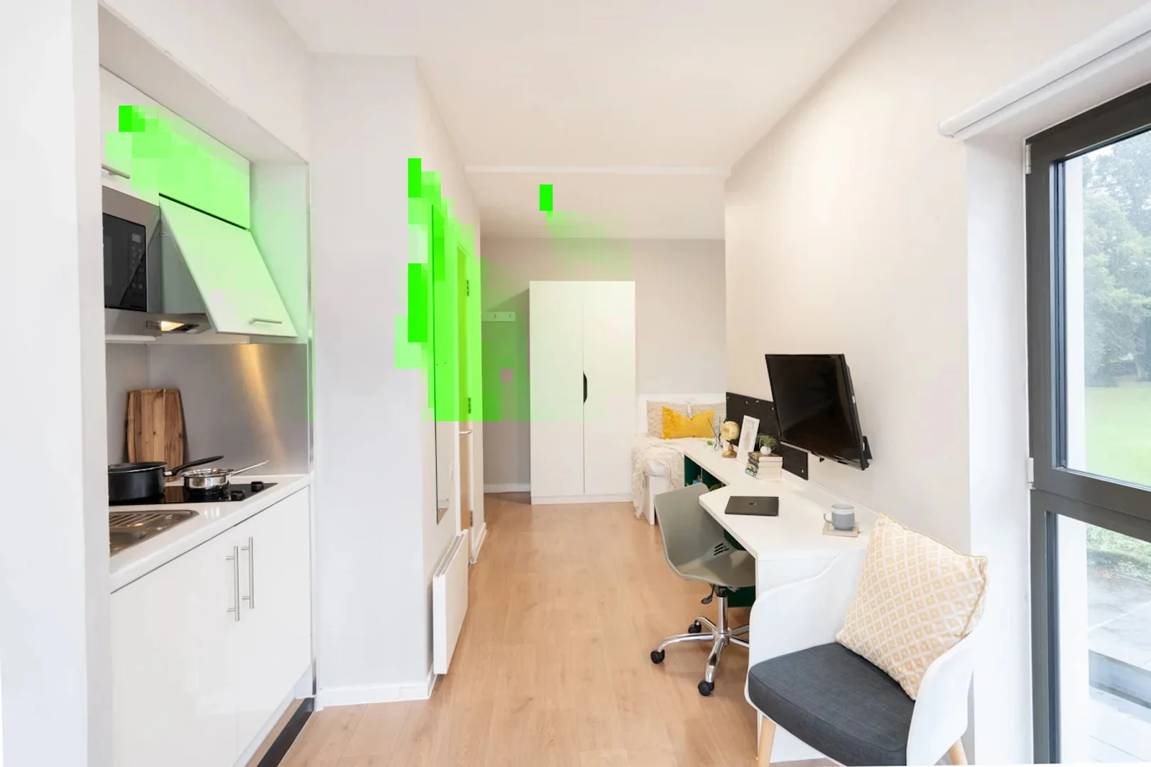 Studio indépendant pour étudiants dans le centre de 