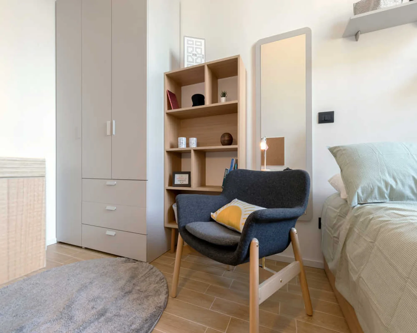 Chambre d'étudiant confortable et spacieuse dans 
