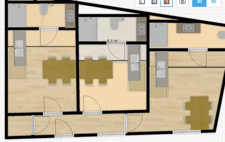 Appartamento intero in Meer en Houtplein, , immagine 1 di 10