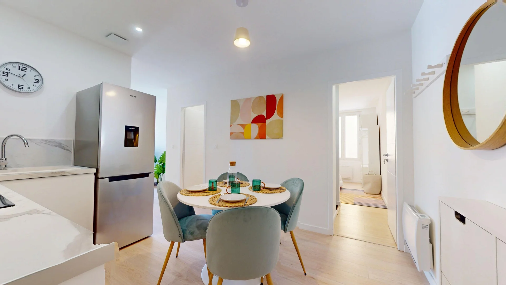 Quarto amigo do estudante em  com comodidades modernas