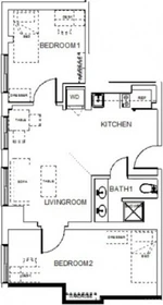 Room for rent in a shared flat in Madison