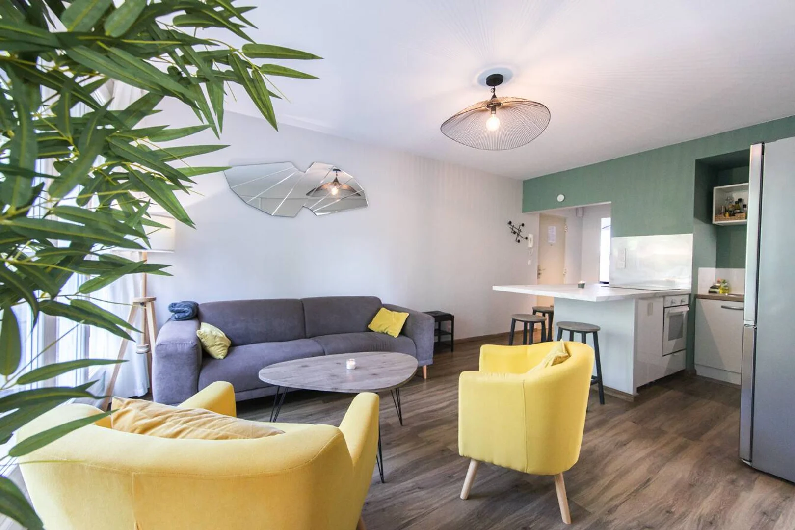 Chambre à louer dans un appartement d'étudiant à , entièrement meublée