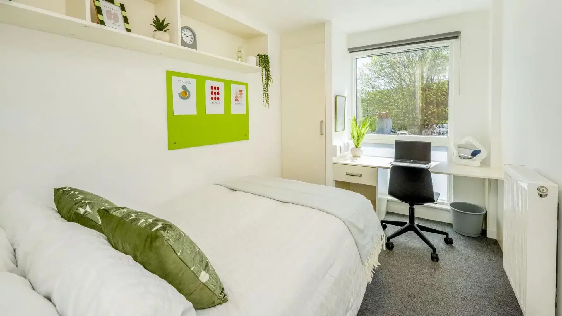 Habitación para estudiantes en  con modernas comodidades