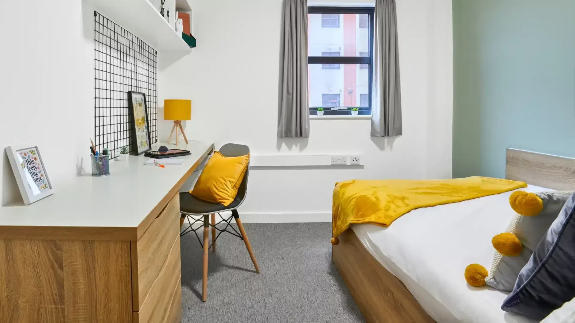Chambre d'étudiant confortable et spacieuse dans