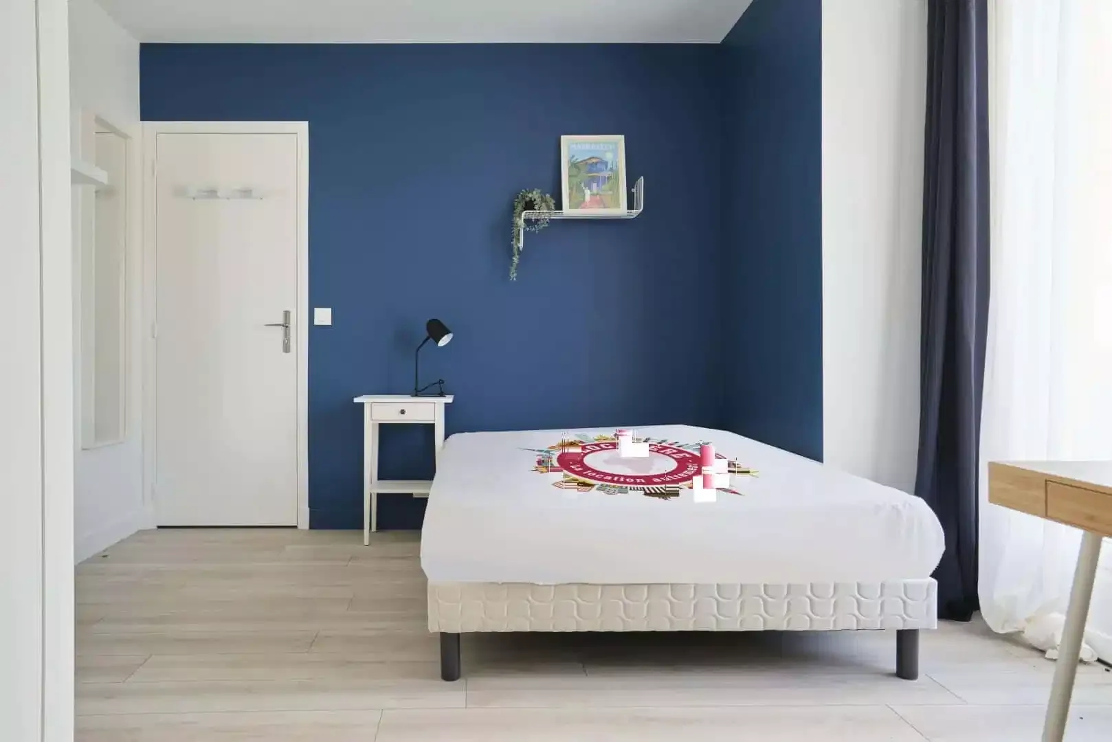 Chambre d'étudiant lumineuse et aérée avec accès facile à l'université dans 