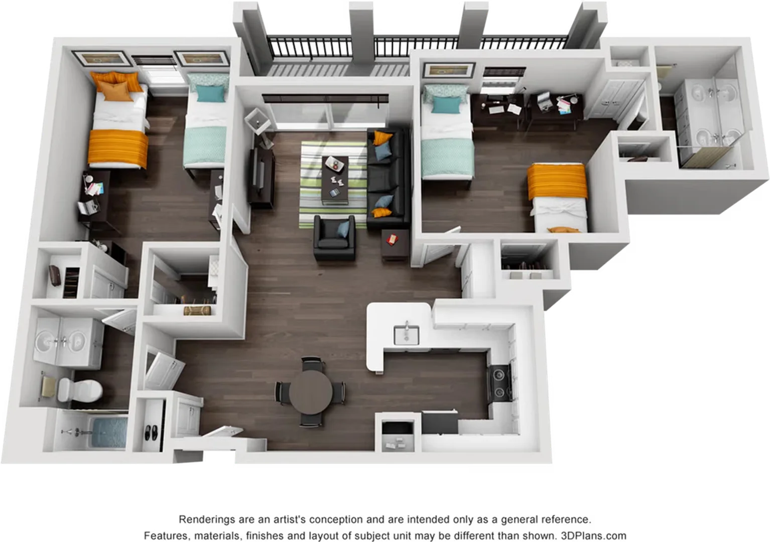 Room for rent in student apartment in , fully furnished