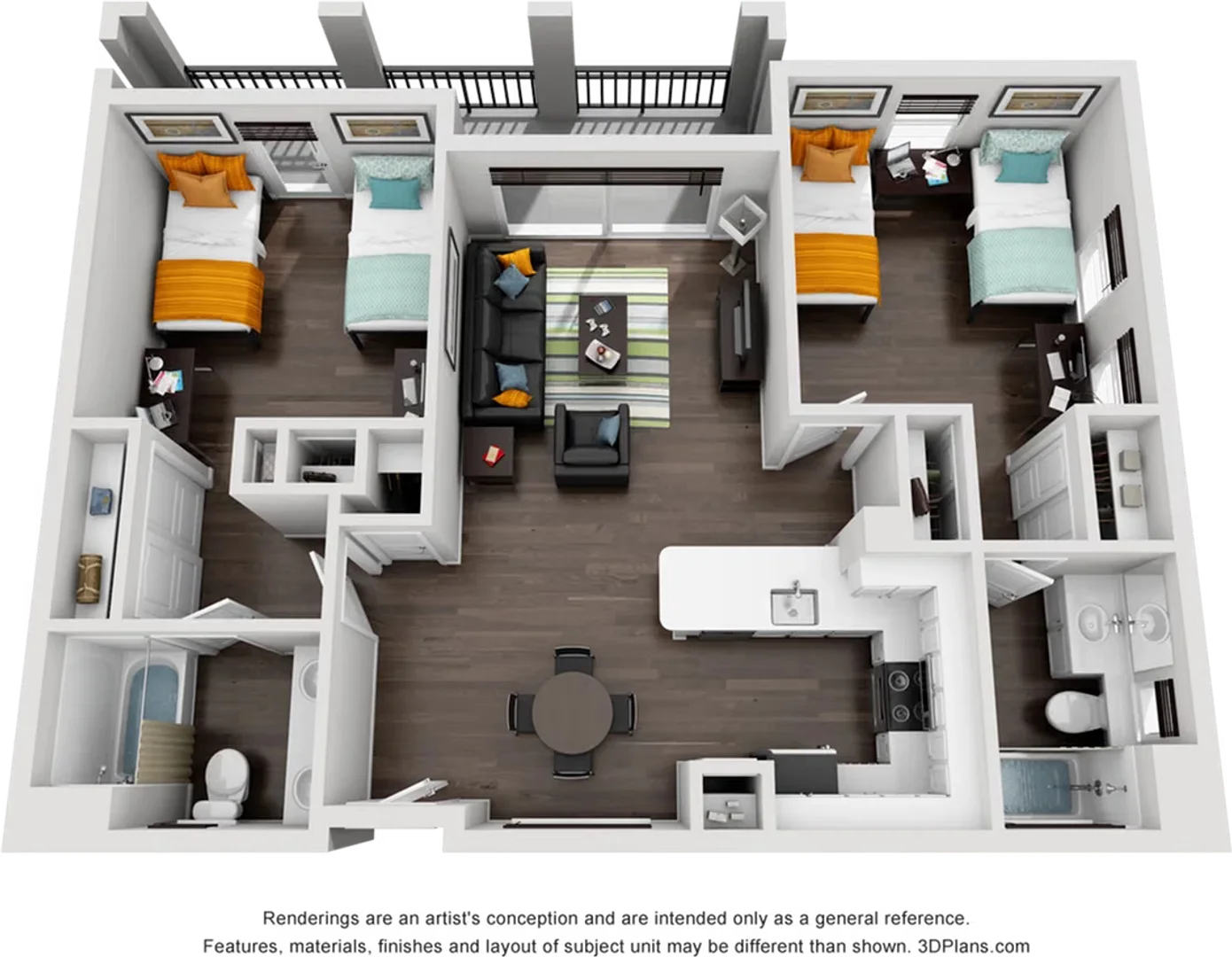 Room for rent in student apartment in , fully furnished