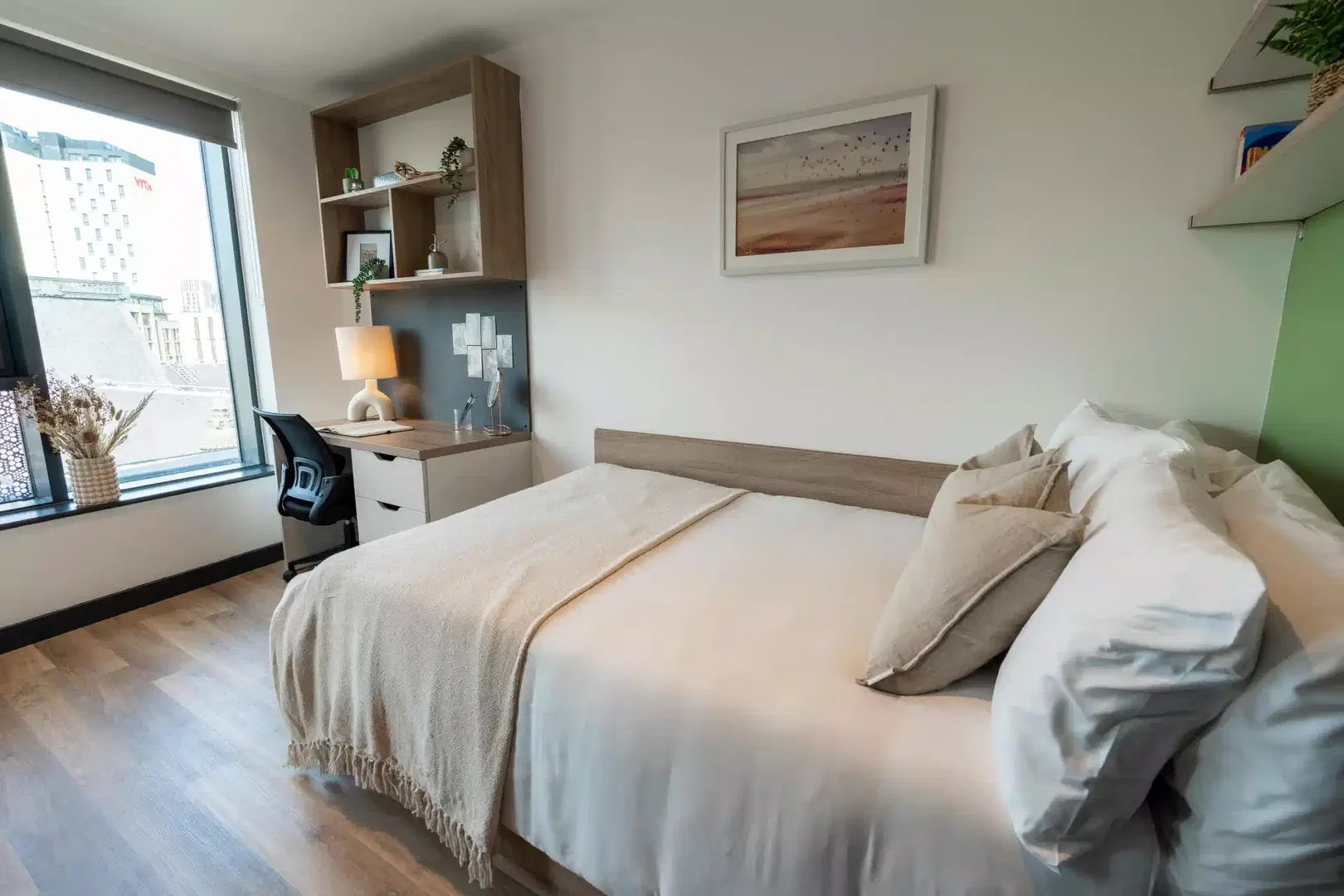 Chambre d'étudiant confortable et spacieuse dans 