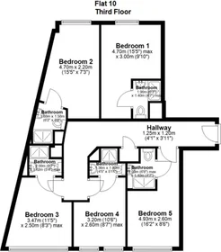 Quarto privado em South Parade, imagem 25 de 35