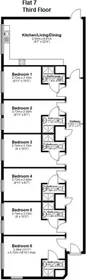 Quarto privado em South Parade, imagem 27 de 35