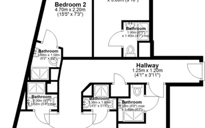 Quarto privado em South Parade, imagem 45 de 49
