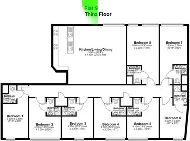 Quarto privado em South Parade, imagem 30 de 35
