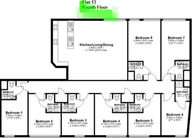 Quarto privado em South Parade, imagem 31 de 35