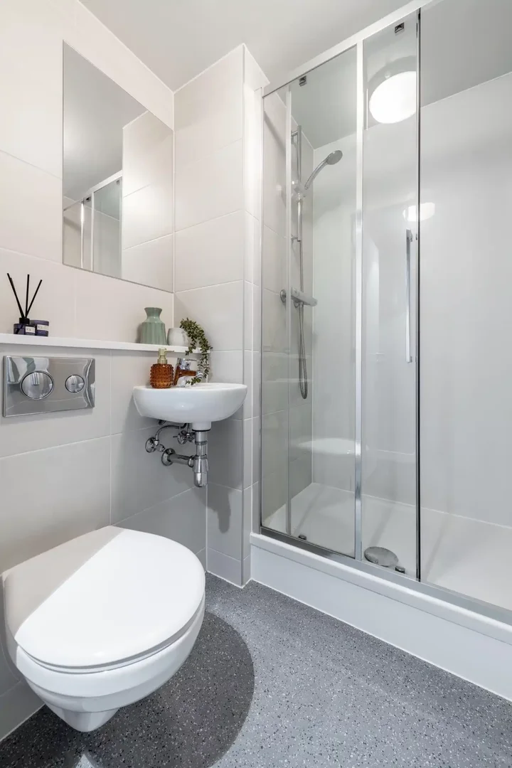Affordable room for students with ample lighting in 
