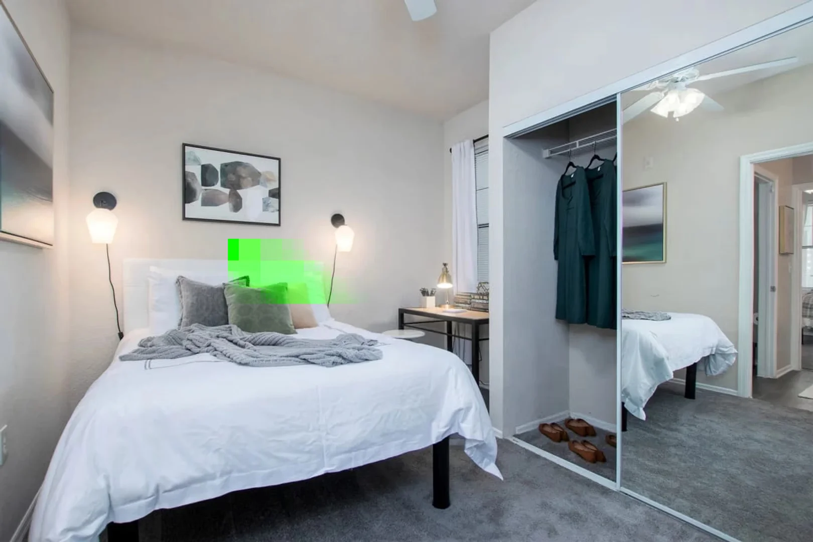 Habitación en apartamento estudiantil en alquiler en , completamente amueblado