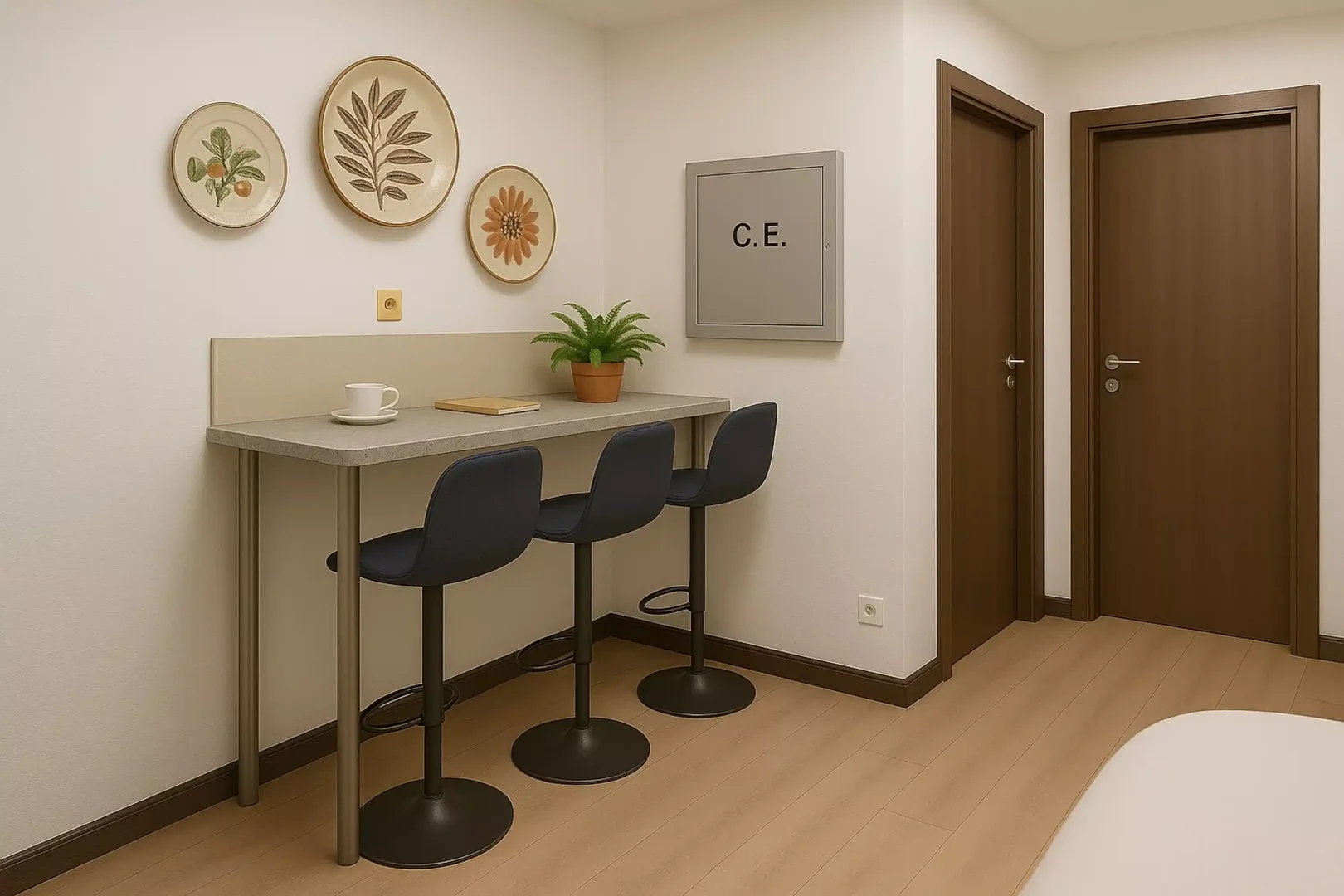 Quarto de estudante económico perto do campus em