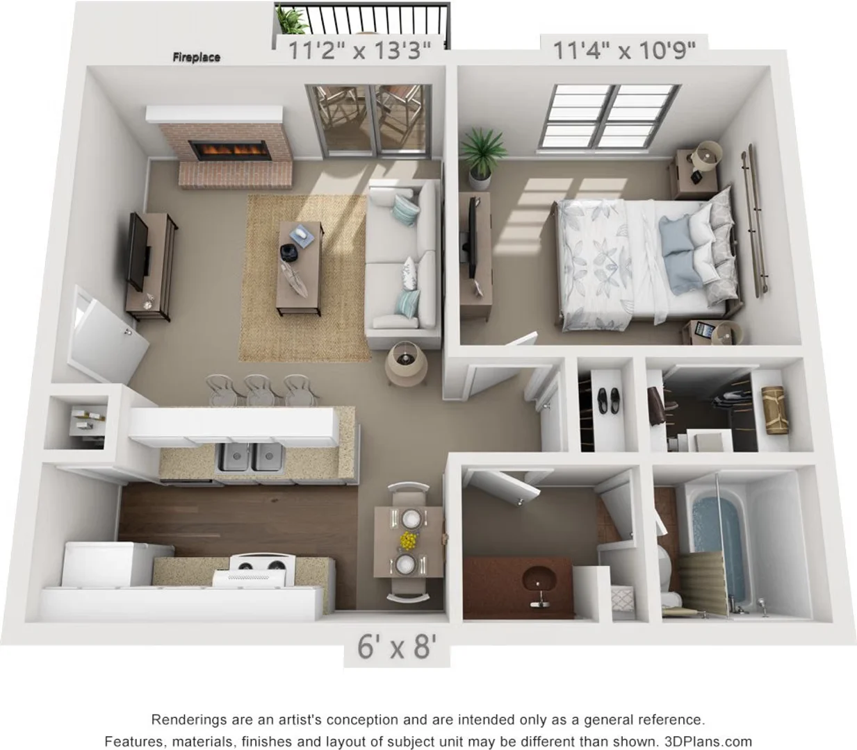 Student-friendly studio with excellent transport links in 