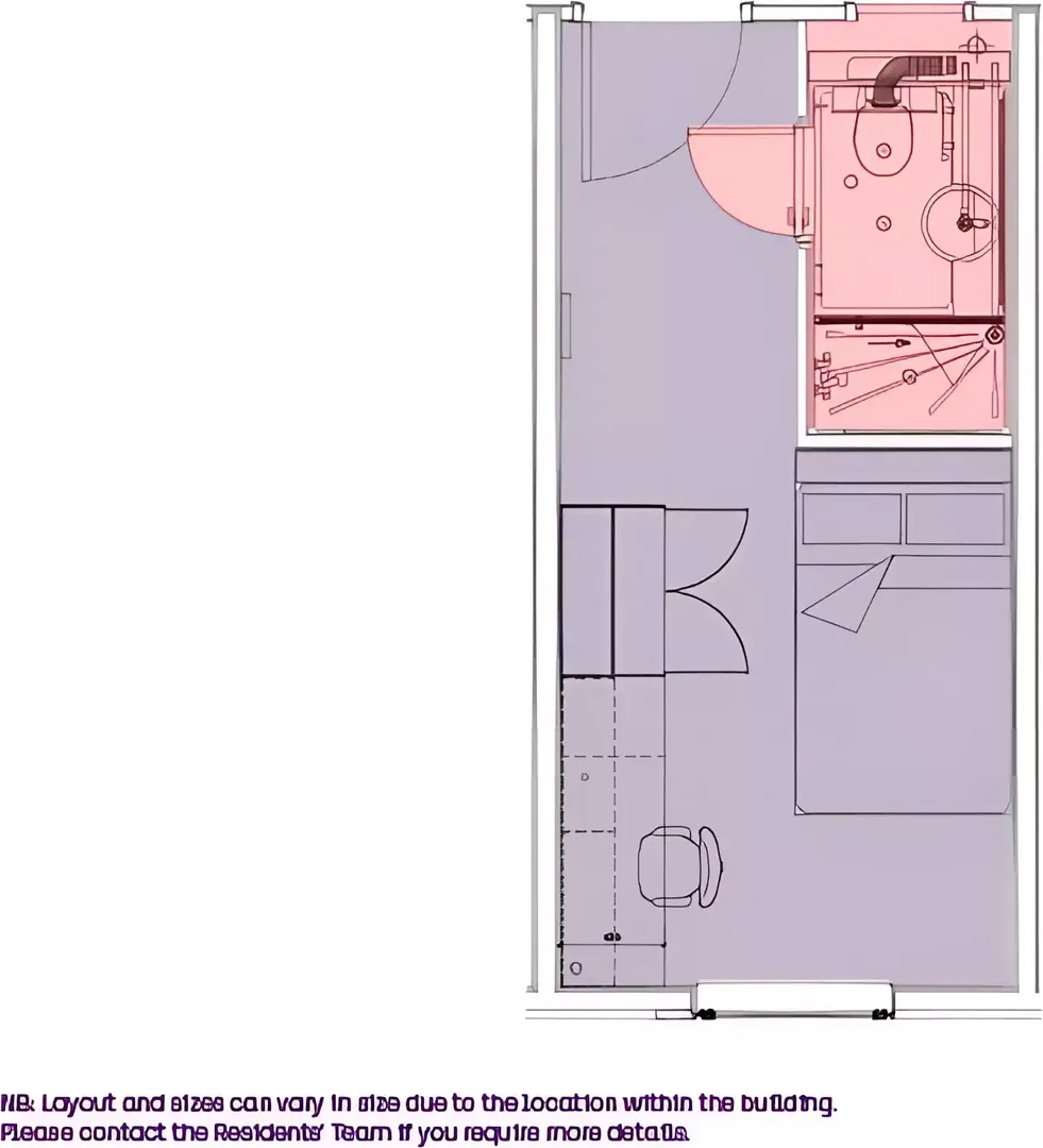 Gemütliches Zimmer für Studenten in 