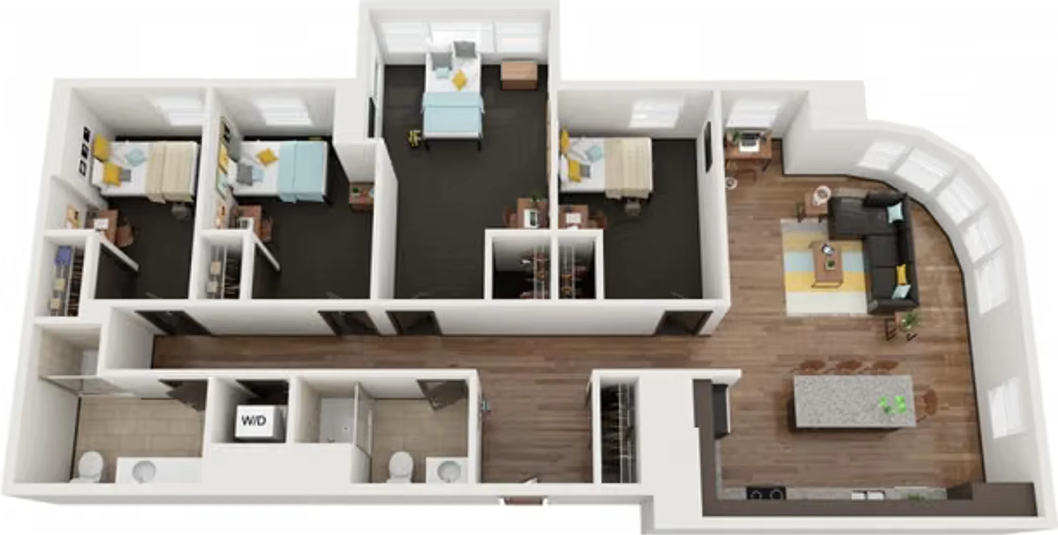 Budget-friendly student room close to campus in 