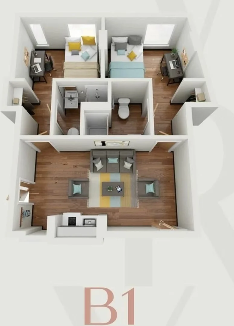 Economical student room with convenient location in 