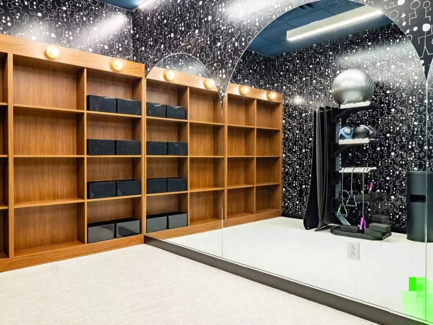Student room in  with study area and shared facilities
