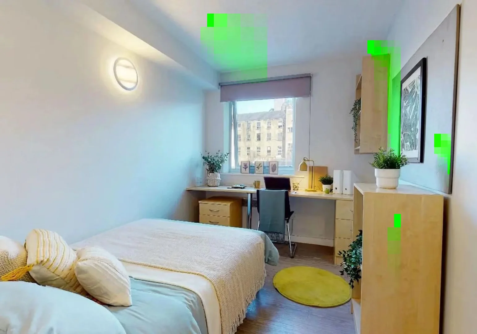 Student-friendly room in  with modern amenities