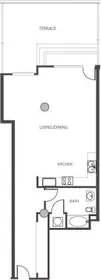 Monolocale in East Mockingbird Lane, immagine 1 di 10