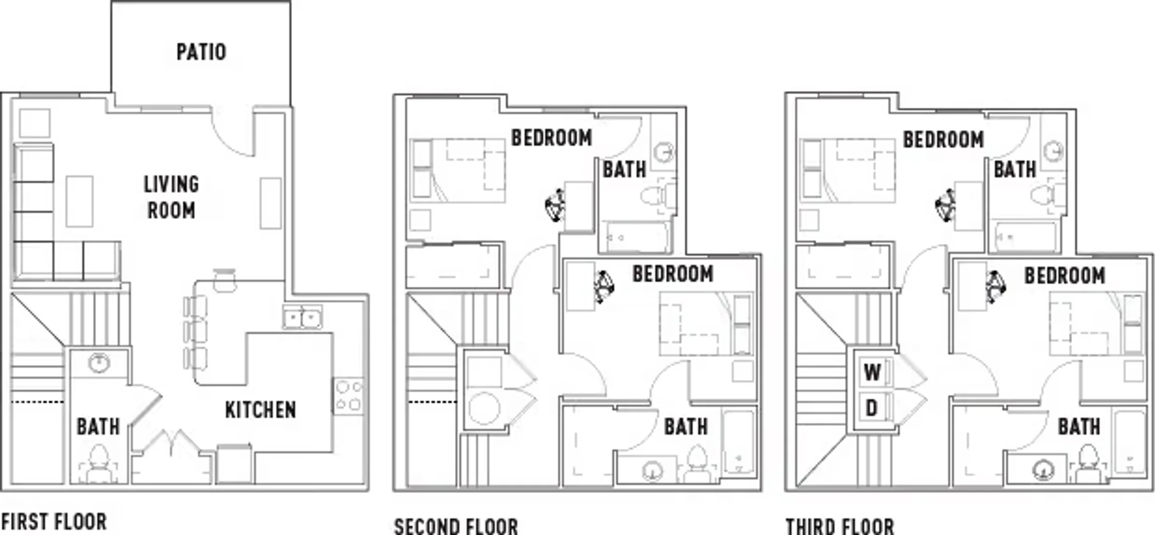 Habitación para estudiantes en con área de estudio y facilidades compartidas