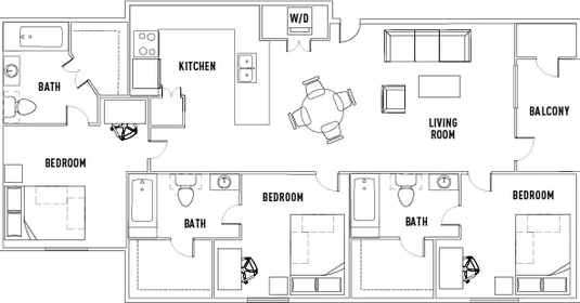 Habitación privada en Glenna Goodacre Boulevard, imagen 7 de 30