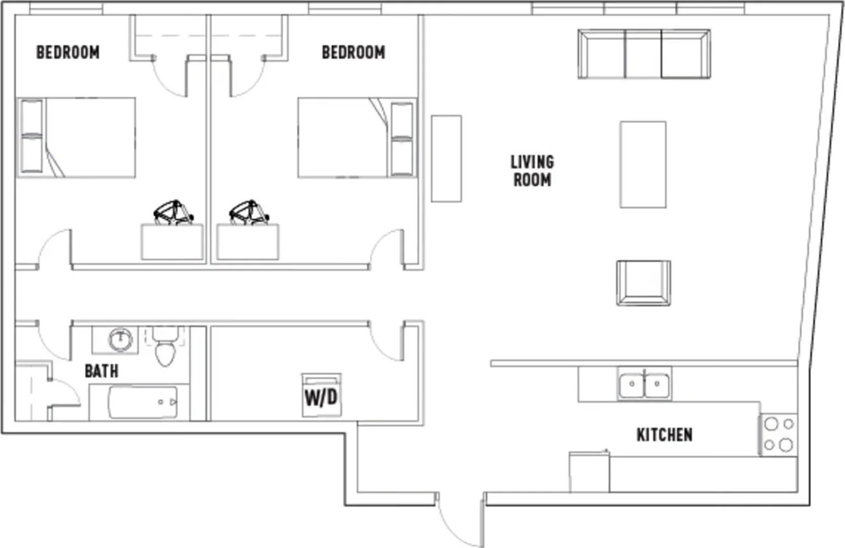 Stanza in affitto in appartamento per studenti a , completamente arredata