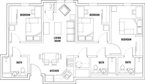 Privatzimmer in der West Montgomery Avenue, bild 1 von 10