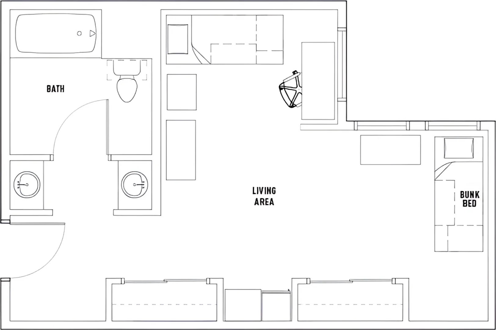 Komfortables und geräumiges Studentenzimmer in 