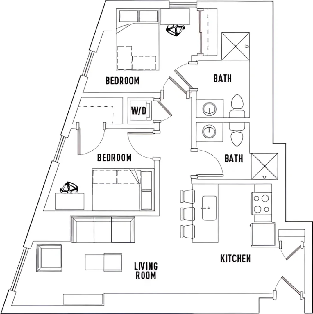 Gemütliches Zimmer für Studenten in 