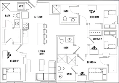 Privatzimmer in der Franklin Boulevard, bild 1 von 10