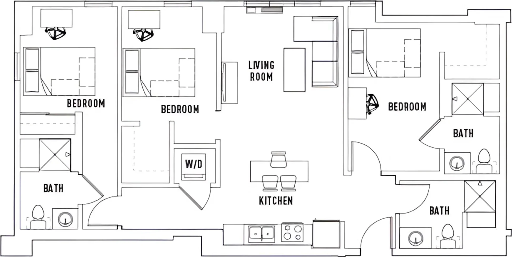 Economical student room with convenient location in 