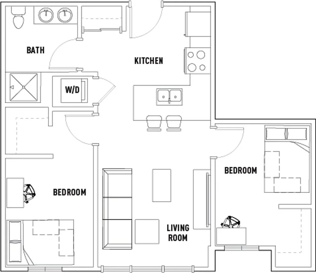 Habitación acogedora para estudiantes disponible en 