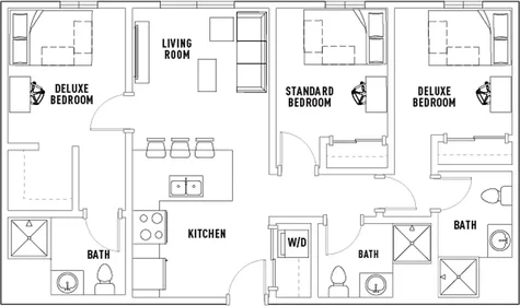 Habitación privada en West Phoenix Avenue, imagen 6 de 25