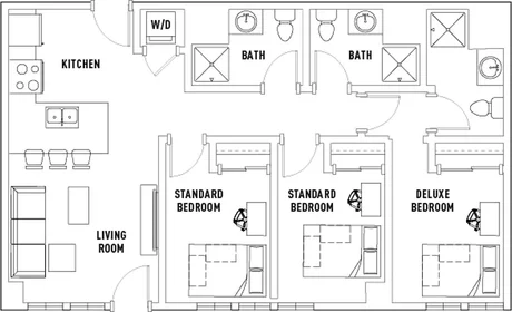 Privatzimmer in der West Phoenix Avenue, bild 1 von 10