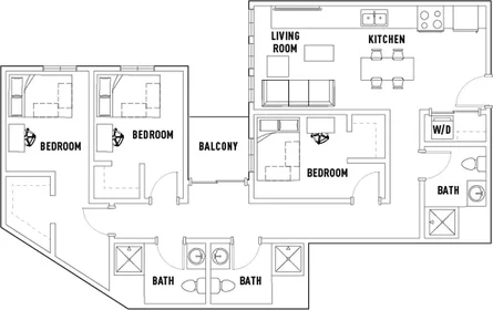 Privatzimmer in der West Phoenix Avenue, bild 1 von 10